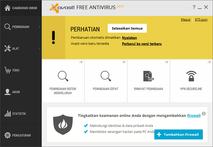 Avast antivirus