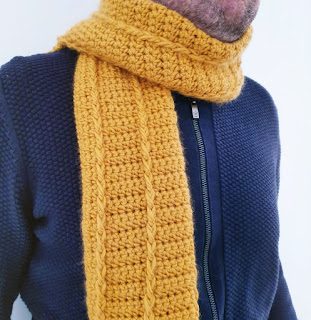 como tejer una bufanda a crochet, tutorial paso a paso