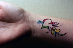 Wrist Tattoo Designs on Facilitate Wrist Tattoos Are Individual Of The Largely Elegant Designs