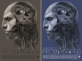 Prometheus “Creator of Men” Movie Poster Screen Print by Gabz x Grey Matter Art