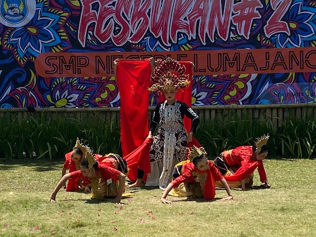 Fesbukan#2 SMPN 5 Lumajang Tampilkan Festival Budaya Dan Pendidikan Serta Bazar P5 Kewirausahaan 