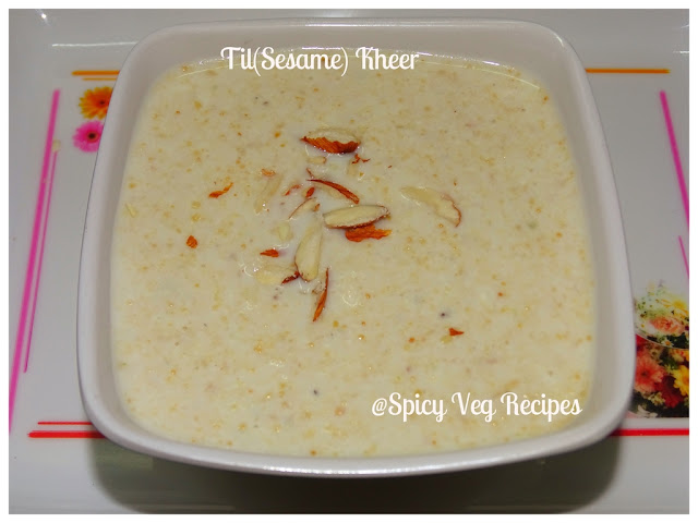 Til (Sesame) KheerDesserts |Sweets | Mithai Recipes, Festivals/ Occasions, janmashtami, Kheer, Til(sesame),Til (Sesame) Kheer, Til (Sesame) Kheer Recipe, How to make Til (Sesame) Kheer