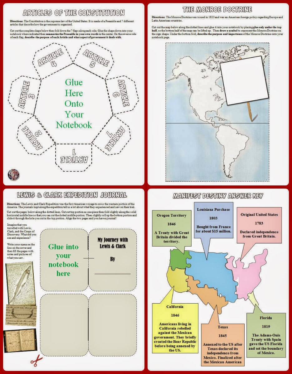 Students of History: American History Interactive Notebook 