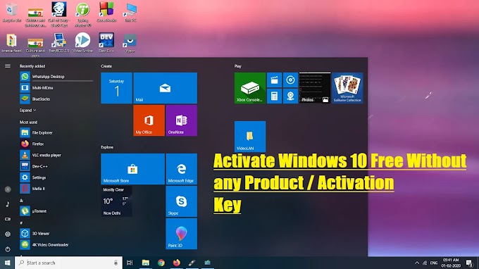 How to Activate Windows 10 free without Activation or Product Key 2020