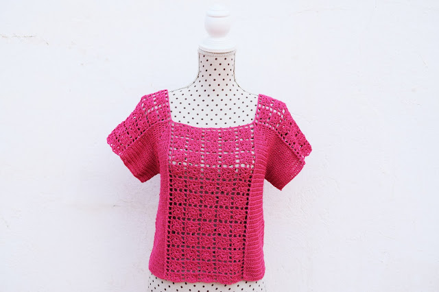 2 - Crochet Imagen Blusa veraniega a crochet y ganchillo por Majovel Crochet