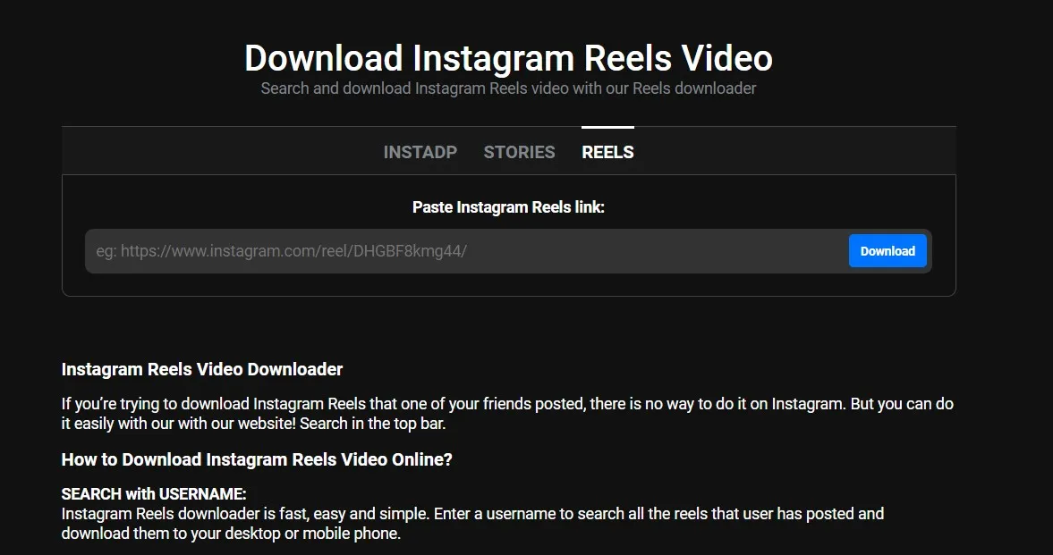 How to Download Instagram Reels Video Online on Android Mobile, iPhone, PC - Knowledge World