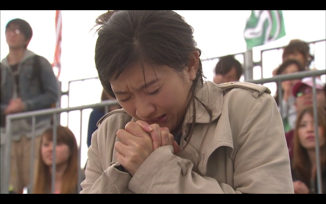 Last Cinderella - Sakura prays for Hiroto's success at the BMX Competition 