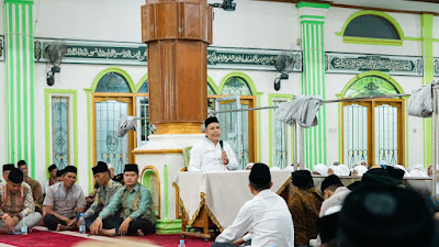 Di Pimpin Langsung Bupati Solok, Tim Safari Ramadhan Kab. Solok Lakukan Kunjungan Perdana ke Mesjid Raya Singkarak.