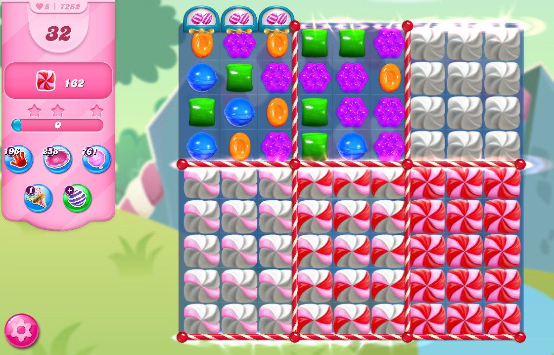 Candy Crush Saga level 7252