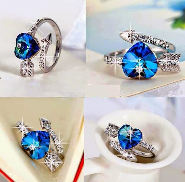 Cincin Permata Biru nan Indah