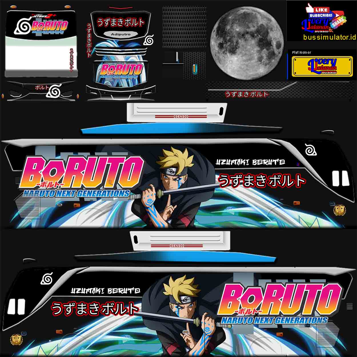 skin bussid boruto