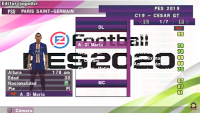  A new android soccer game that is cool and has good graphics PES 2020 PPSSPP Chelito 19 v1.6 Mega Mod