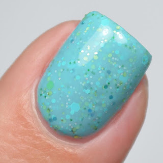 aqua crelly nail polish