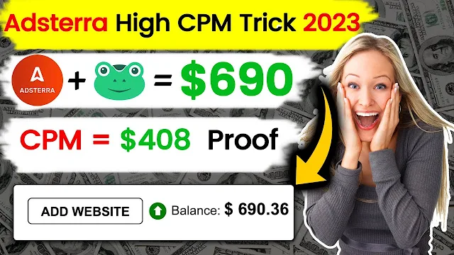 Unlock Adsterra High CPM Secret, Boost Revenue Now