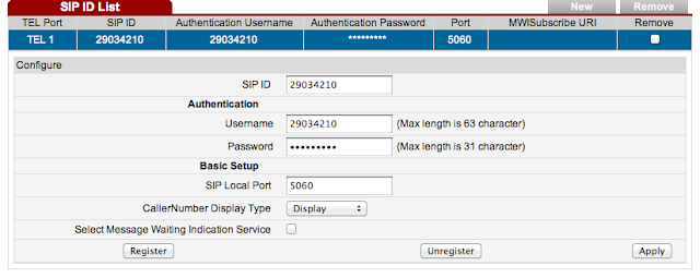 Retrieve Huawei BM622 VoIP Password