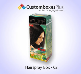 Customboxesplus is a manufacturing hub for packaging that resolves all your issues related to packaging. We are manufacturing custom hair spray boxes wholesale as well as retail at a reasonable and affordable price range with huge discounts and shipping. A hundred designs and patterns in customized sizes and shapes as per the choice of the customer are available to us.
