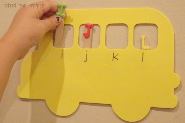 preschool uppercase and lowercase matching activity