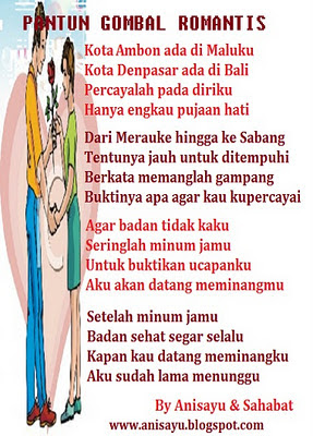 Pantun 2 Kerat Cinta Romantis - Nusagates