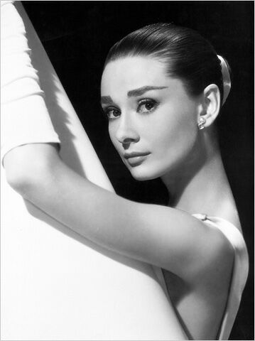 Audrey Hepburn from'Roman Holiday' to 