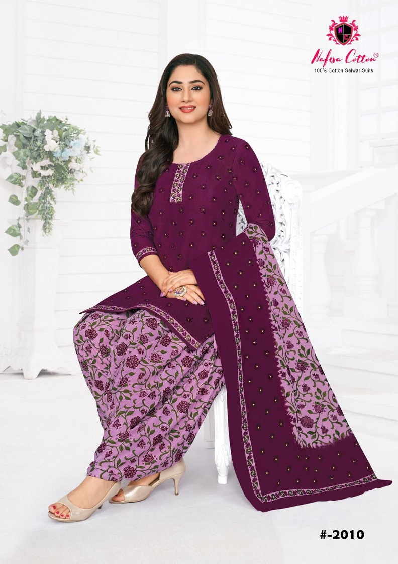 Seven Star Vol 2 Nafisa Cotton Patiyala Style Suits Manufacturer Wholesaler