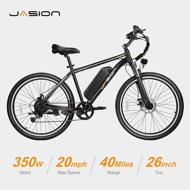 Jasion EB5 Electric Mountain Commuting Bike Mountain-Bikes