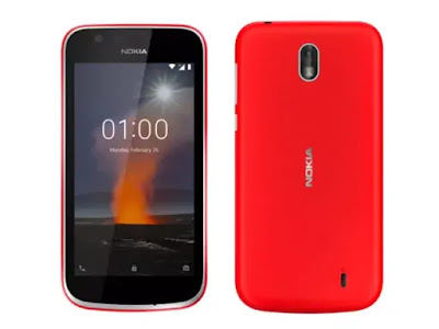 inch touchscreen display amongst a resolution of  Nokia 1 smartphone was launched inward Feb 2018
