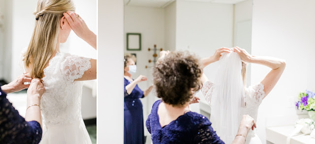 COVID Wedding in Arlington, VA photographed by Heather Ryan Photography