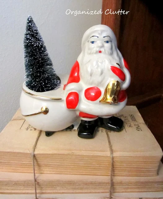 Vintage Christmas Angels & Figurines www.organizedclutterqueen.blogspot.com