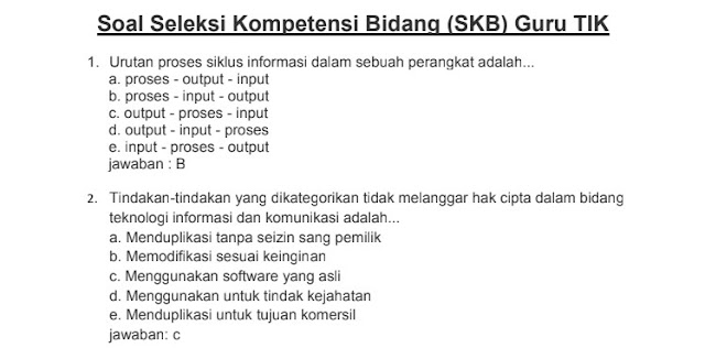 soal skb cpns 2020