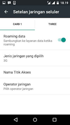 Cara Mengatasi Koneksi Internet Error Pada Kartu Tri 3 (Three AON)