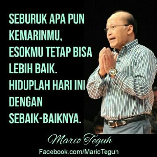 30 Gambar Kata Bijak Motivasi Mario Teguh