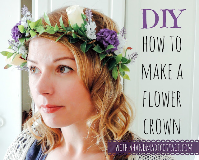 how to make a flower crown