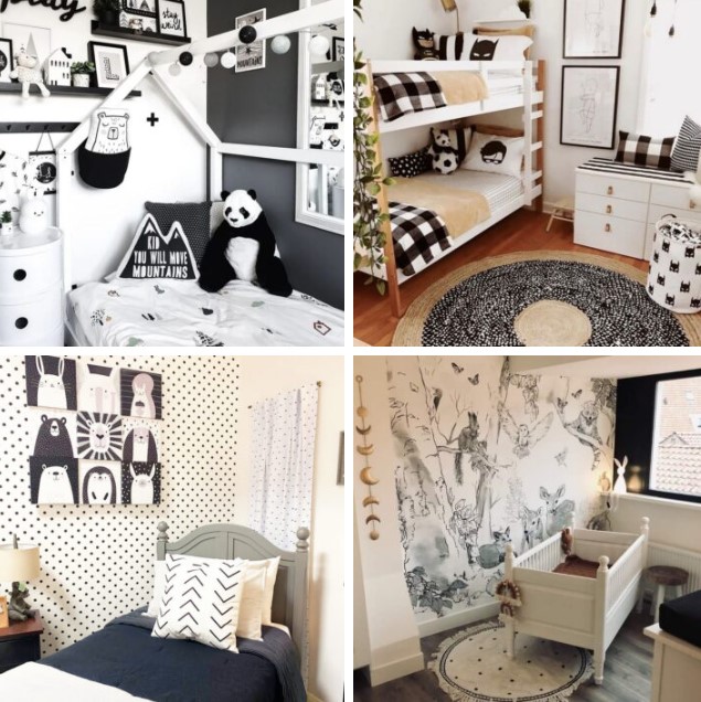 black and white bedroom ideas