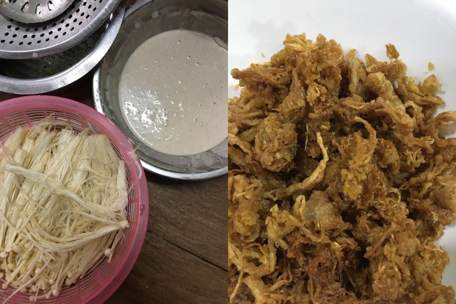 Cendawan Jarum Goreng Tepung, Simple & Sedap! - Abang 