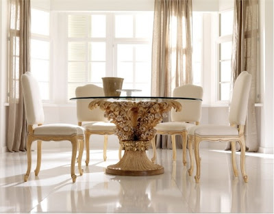 Glass Dining Room Tables on Home Office Decorating Ideas  Contemporary Glass Dining Table Designs