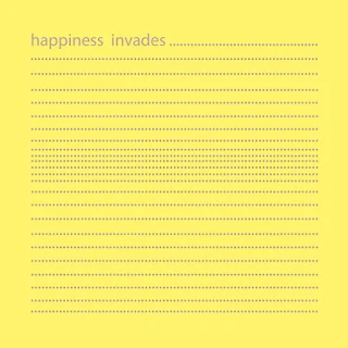 The painting titled Happiness invades' is a composition created by Caroline de Lannoy