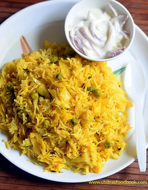 Cabbage pulao