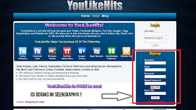 Cara tambahkan Facebook Likes,cara tambahkan Follower Twitter,Cara tambahkan Websites Hits,Cara tambahkan Youtube Subscribers,YouLikeHits,YouLikeHits Bots,Cara cepat tambahkan follower,Tips dan seo blog