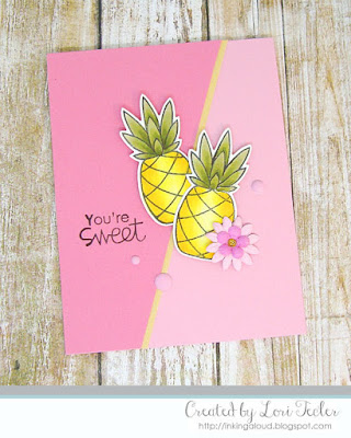 You're So Sweet card-designed by Lori Tecler/Inking Aloud-stamps and dies from Paper Smooches