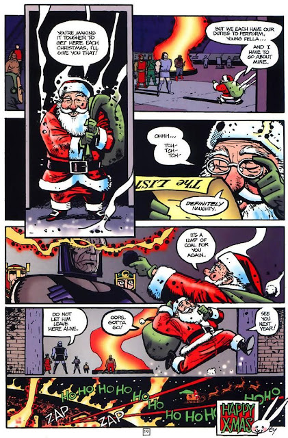 Santa Claus vs Darkseid on DCU Comics Holiday Bash vol.1 #2 – dc comics 1998