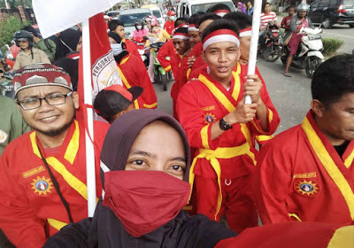 Tapak Suci Putra Muhammadiyah Menambah Kemeriahan Karnaval HUT RI ke 73 Kabupaten Mimika