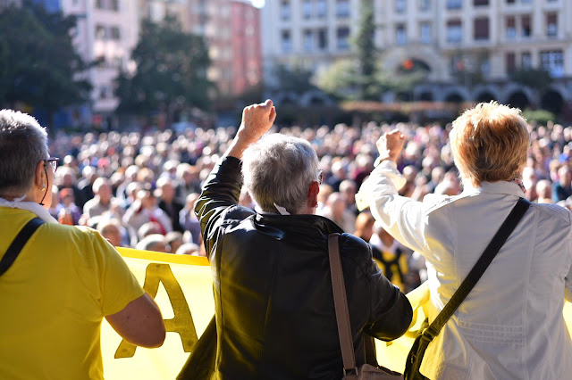 protesta de pensionistas