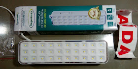 Luminária de emergência de 30 LEDs