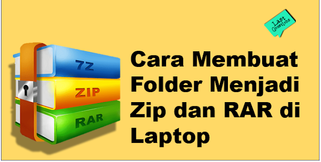 cara membuat folder menjadi zip