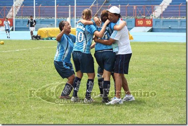 festejo del equipo