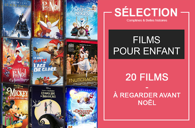 Top des films et dessins animés de Noël pour les enfants Le Pôle Express, L'apprenti Père Noël, Le Casse-Noisette, Le drôle de Noël de Scrooge