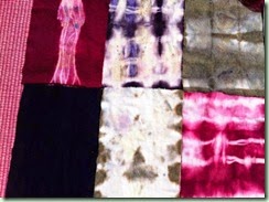 Shibori wool flannel