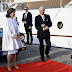 Denmark's King and Queen held a reception aboard the Royal Yacht
Dannebrog