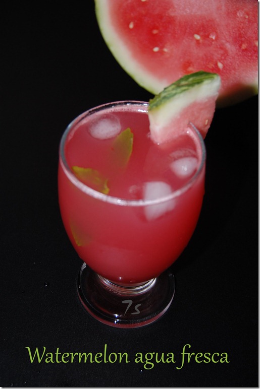 Watermelon agua fresca