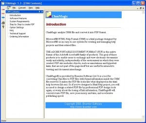 Convert File CHM  Menjadi PDF